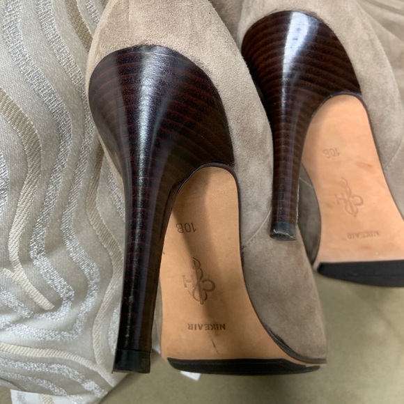 Cole Haan Nikeair tall suedes boots tan gently worn please see photos - Picture 7 of 8